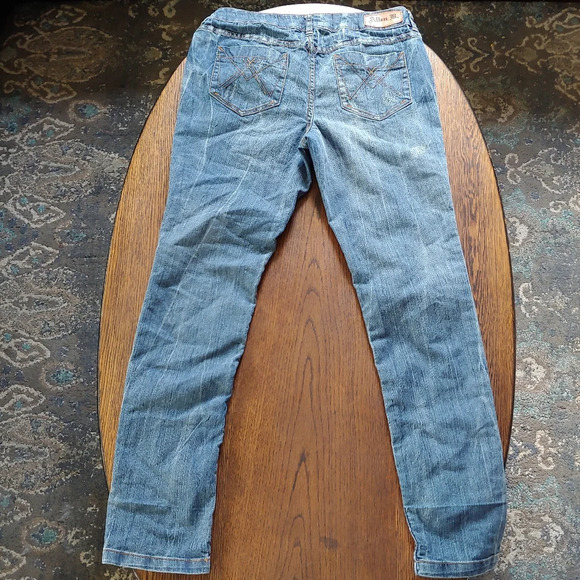 Allen B. Moto Style Medium Wash Skinny Jeans Size Women's 10 - Picture 3 of 13